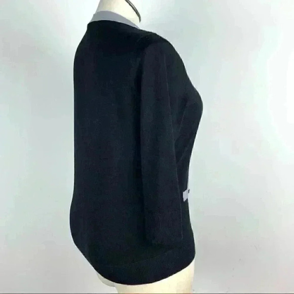 Red Womens sweater size XL black gray button down cardigan - Picture 3 of 7